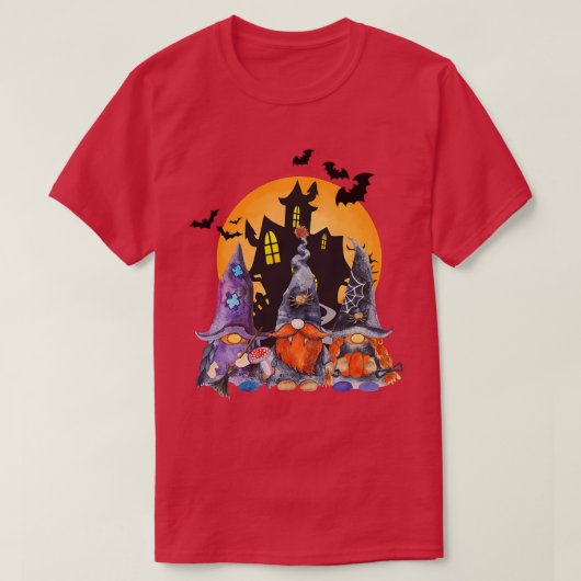 Drei Gnomes glückliches Halloween Fall Candy Corn  T-Shirt (Design vorne)