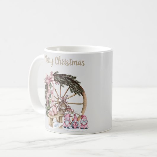 Drei Gnomes Kaffeetasse (Vorderseite Links)