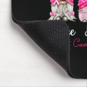 Drei Gnomes Peace Hope Liebe Brustkrebs Awarene Mousepad (Ecke)
