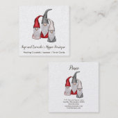 Drei Gnomes Quadratische Visitenkarte (Vorne/Hinten)