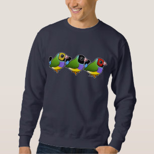 Drei Gouldian Finke Sweatshirt