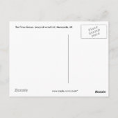 Drei Graces Postkarte (Rückseite)