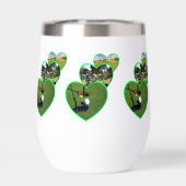 Drei Green Golf Hearts Design, (Rückseite)