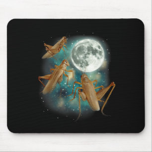 Drei Grillen Mond 3 Insekt Heulendes Meme Magie Ve Mousepad