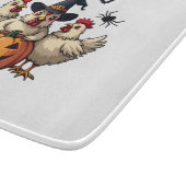 Drei grimmige Halloween-Bauer Schneidebrett (Ecke)
