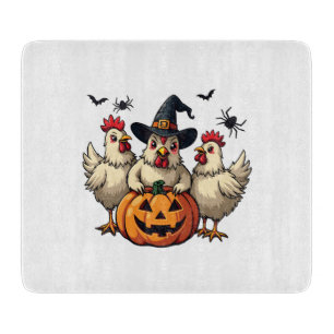 Drei grimmige Halloween-Bauer Schneidebrett