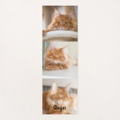 Drei große quadratische FotoCollage Yogamatte (Vorderseite)