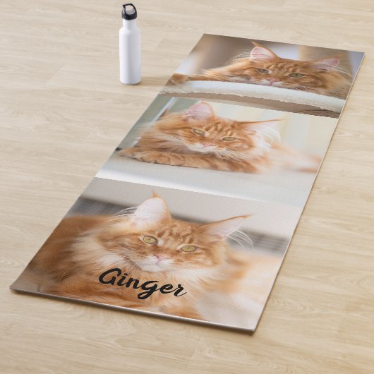 Drei große quadratische FotoCollage Yogamatte (Beispiel)