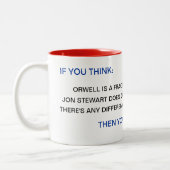 Drei Gründe, warum Sie Demokrat sein könnten Zweifarbige Tasse (Links)