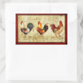 Drei Gruppen Rechteckiger Aufkleber (Tasche)