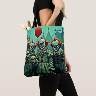 Drei gruselige Clowns Skull Few Design Tasche