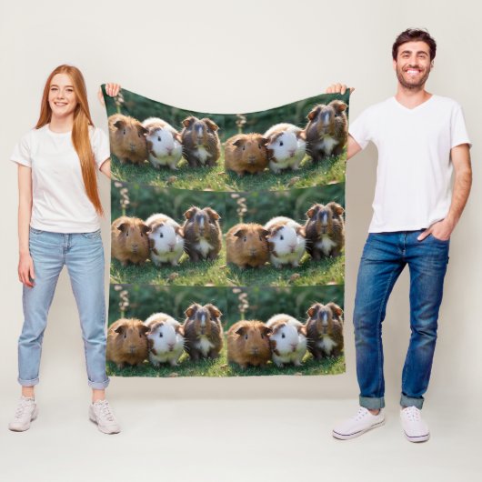 Drei Guinea von Säuglingen, Fleecedecke (Beispiel)