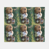 Drei Guinea von Säuglingen, Fleecedecke (Vorderseite (Horizontal))