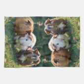 Drei Guinea von Säuglingen, Geschirrtuch (Horizontal)