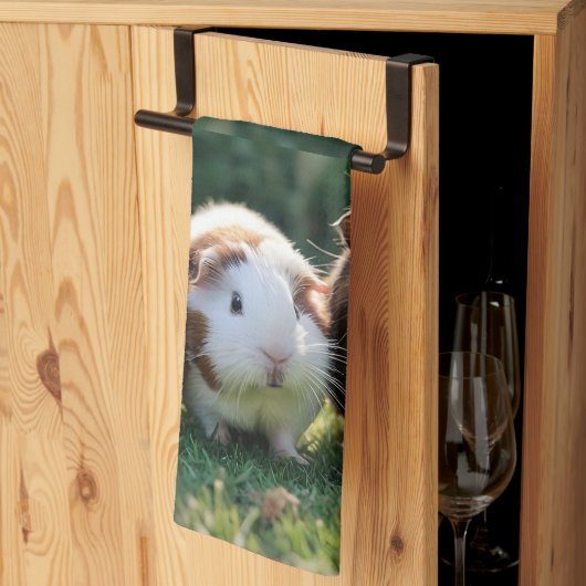Drei Guinea von Säuglingen, Geschirrtuch (Drittel gefaltet)