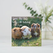 Drei Guinea von Säuglingen, Save The Date (Stehend Vorderseite)