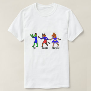 drei gute tschechische Freunde T-Shirt