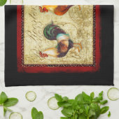 Drei Hähne Handtuch (Gefaltet)