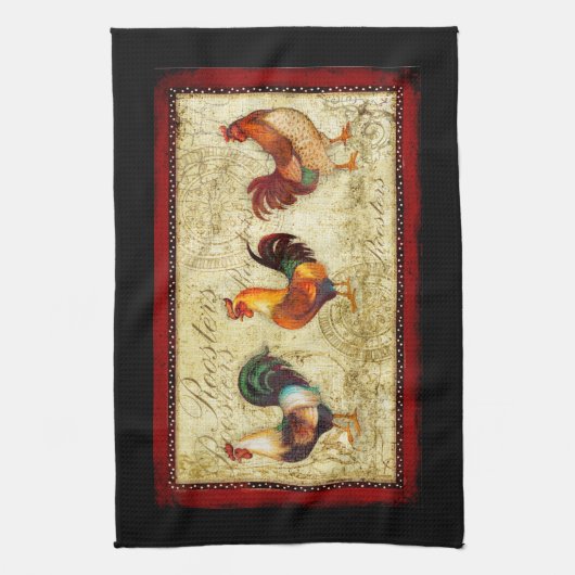 Drei Hähne Handtuch (Vertikal)