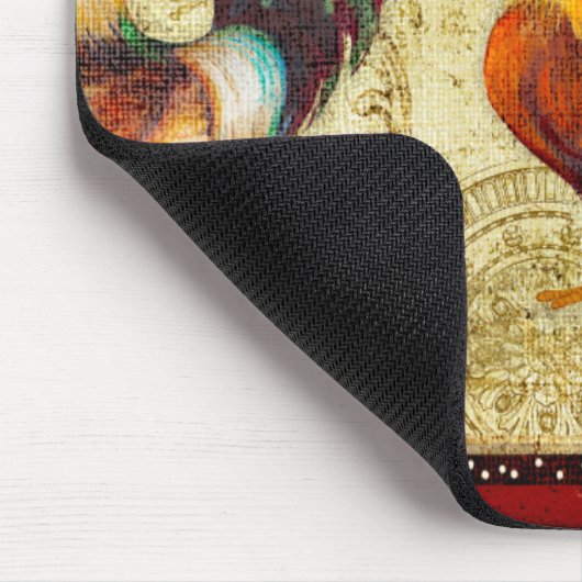 Drei Hähne Mousepad (Ecke)