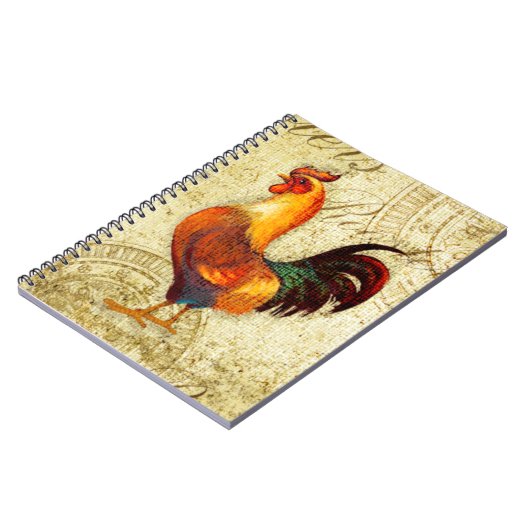 Drei Hähne Notizblock (Linke Seite)