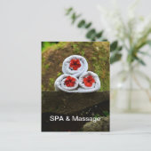 Drei Handtücher Postkarte (Stehend Vorderseite)