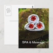 Drei Handtücher Postkarte (Vorne/Hinten)