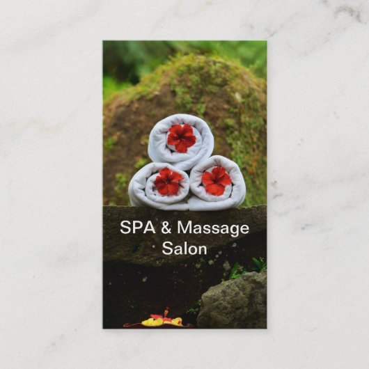 Drei Handtücher Visitenkarte (Vorderseite)