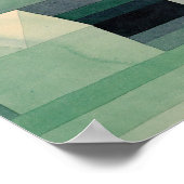 Drei Häuser : Paul Klee 1922 Poster (Ecke)