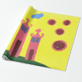 drei Häuser sagen ohhhh Geschenkpapier (Ungerollt)