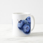 Drei Heidelbeeren Kaffeetasse (VorderseiteRechts)