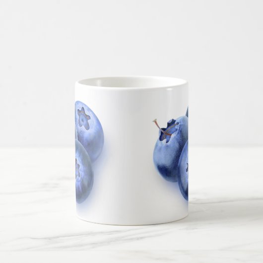 Drei Heidelbeeren Kaffeetasse (Mittel)