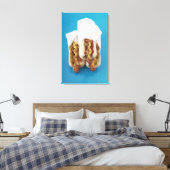 Drei heiße Hunde mit Brötchen Leinwanddruck (Insitu (Schlafzimmer))