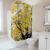 Drei Herbstfarben Duschvorhang (Beispiel)