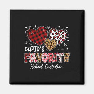 Drei Herzen Cupid's Favorite School Custodian Magnet