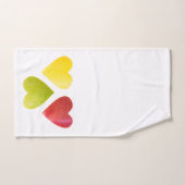 Drei Herzen Handtuch (Handtuch)