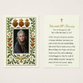 Drei Herzen Jesus Mary Joseph Beerdigung Gebet (Vorne & Hinten)