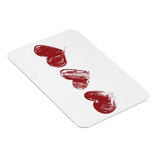 Drei Herzen Magnet (Rechte Seite)