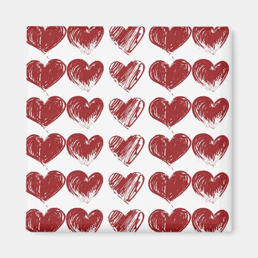 Drei Herzen Magnet (Vorne)