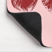 Drei Herzen Mousepad (Ecke)