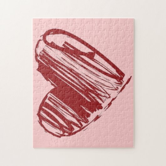 Drei Herzen Puzzle (Vertikal)