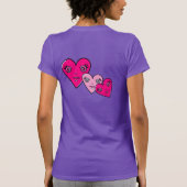 Drei Herzen T-Shirt (Rückseite)