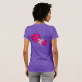 Drei Herzen T-Shirt (Schwarz voll)