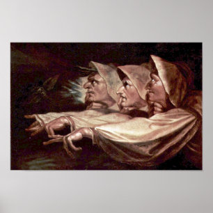 Drei Hexe-Englisch - die sonderbaren Schwestern Poster