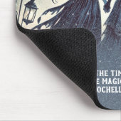 Drei Hexen am nächtlichen Starry Halloween Mousepad (Ecke)