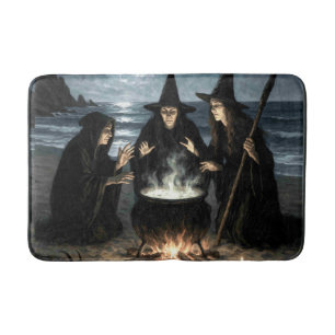 Drei Hexen Brew Cauldron Vollmond Strand Badematte