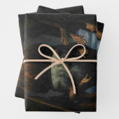 Drei Hexen Brew Cauldron Vollmond Strand Geschenkpapier Set (Beispiel)