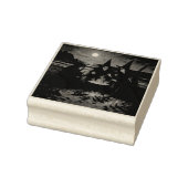 Drei Hexen Brew Cauldron Vollmond Strand Gummistempel (Stempel)