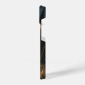 Drei Hexen Brew Cauldron Vollmond Strand iPhone Hülle (Linke Seite)