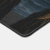 Drei Hexen Brew Cauldron Vollmond Strand Schreibtischunterlage (Ecke)